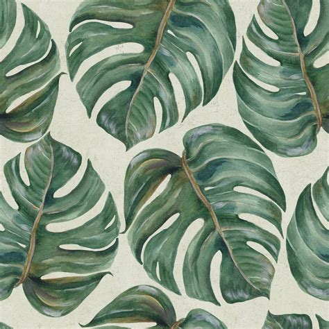 Turn over (the pages of a book or the papers in a pile), reading them quickly or casually. tropical leaf wallpaper set of three rolls by lime lace ...