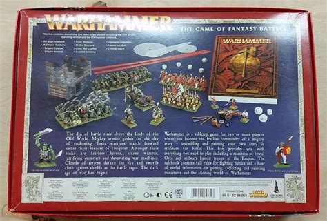 Warhammer Fantasy 6th Edition Starter Box Set Empire Vs Orcs No