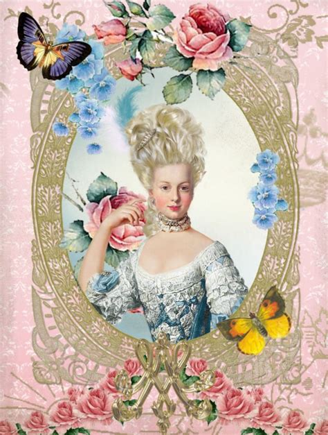 Paper Fond Printable Vintage Pink Marie Antoinette Marie Antoinette Decoupage