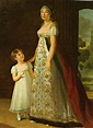 Painting Caroline Bonaparte’s portrait, by Madame Vigée-Lebrun | Abiti ...