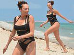 Lilly Becker Shows Off Her Figure In A Sheer Black Cut Out Swimsuit Viral Buzz Philippines