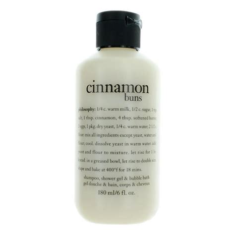 Cinnamon Buns By Philosophy 6oz Shampoo Shower Gel And Bubble Bath Women