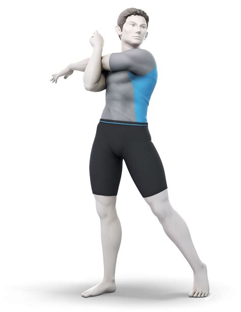 Male Wii Fit Trainer Art Super Smash Bros Ultimate Art Gallery Wii Fit Smash Bros Super