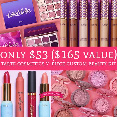 Only 53 A 165 Value Tarte Cosmetics 7 Piece Custom Beauty Kit Deal Hunting Babe