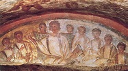 Murals in the Catacombs of Domitilla, Rome (2nd-4th centuries)