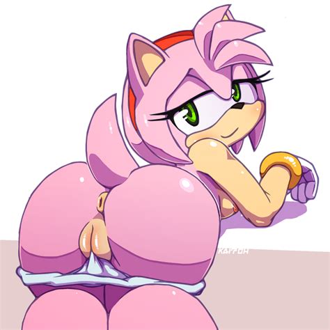 Rule 34 2016 Amy Rose Anthro Anus Ass Bracelet Breasts