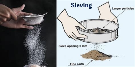 Methods Of Separation Sieving Evaporation Distillation Filtration