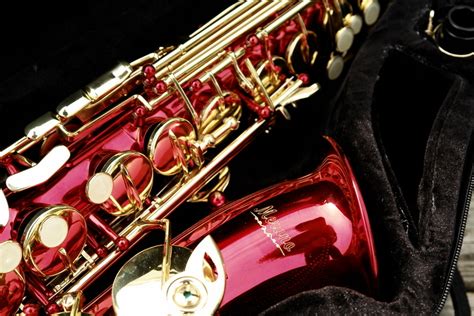 New 2016 Merana Red E Flat Alto Sax Saxophone W Electronic Tuner