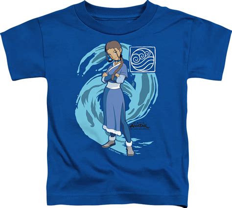 Youth Katara Water Wave Avatar The Last Airbender Shirt