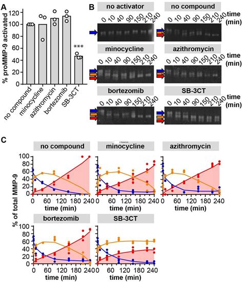 Inhibition Of Prommp 9 Activation By Mmp 3 A The Influence Of