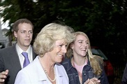 7 Photographs of Camilla Parker Bowles With Her Children, Tom and Laura