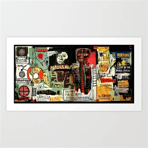 Buy Jean Michel Basquiat Notary 1983 Art Print By Alvintham