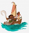 Sailboat Clipart Moana - Moana On Boat Png - Free Transparent PNG ...