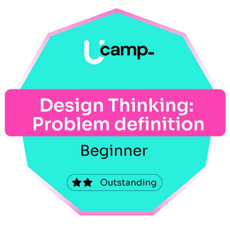 Design Thinking Problem Definition Outstanding Credly