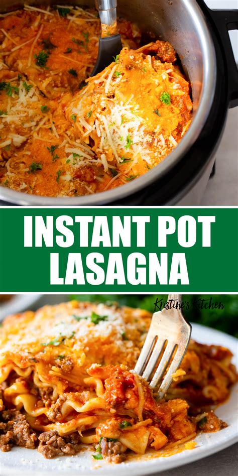 Instant Pot Lasagna No Special Pan Needed