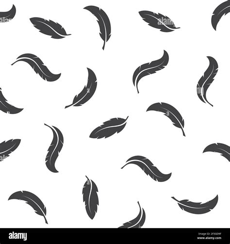 Feather Background Illustration Vector Template Design Stock Vector