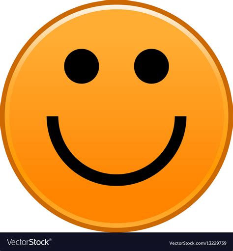 Orange Smiling Face Cheerful Smiley Happy Emoticon