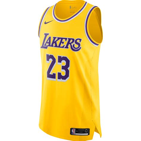 NIKE NBA LOS ANGELES LAKERS LEBRON JAMES AUTHENTIC JERSEY for £165.00 png image