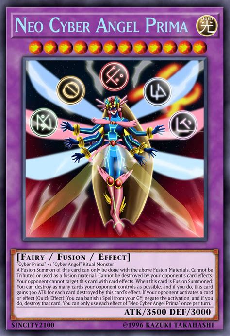 Neo Cyber Angel Prima By Sincity On DeviantArt Yugioh Dragon Cards Custom Yugioh