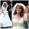 Sarah, Dutchess of York's wedding gown | Royal wedding dress, Royal ...