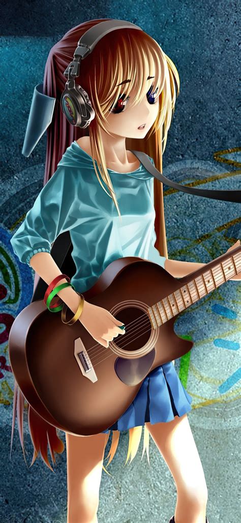 The setting is mainly based on the city of kasukabe in saitama prefecture. 1242x2688 Anime Girl Guitar Grafitti 4k Iphone XS MAX HD ...