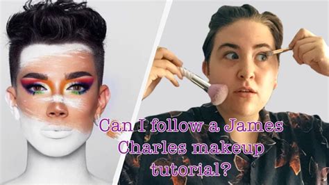 I Try And Follow A James Charles Makeup Tutorial Youtube