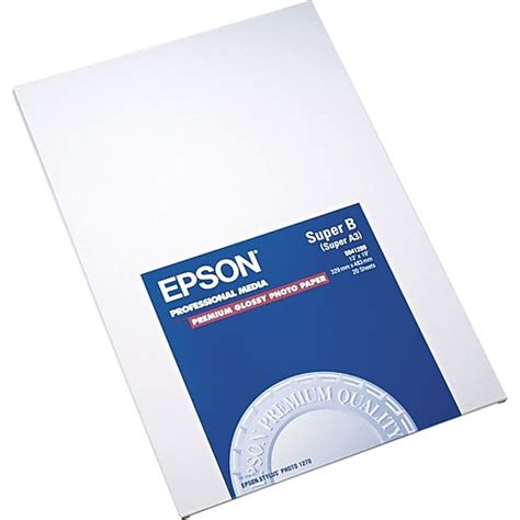 Epson Photo Paper Glossy Photo Paper 13 X 19 20 Sheetspack