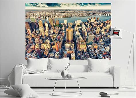 Great Art® Fototapete New York City Skyline Wandbild Dekoration