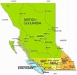 British columbia regions map - Map of british columbia regions (British ...