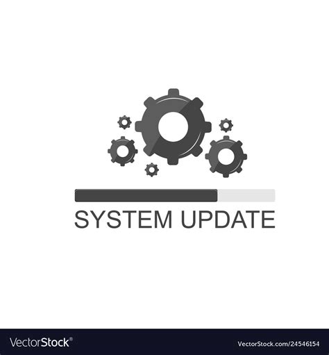 System Update Royalty Free Vector Image Vectorstock