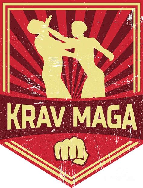 Krav Maga Propaganda Martial Arts Self Defense Digital Art By Mister