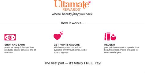 Maybe you would like to learn more about one of these? Ulta Rewards - About Ultamate Rewards Program | Ulta Beauty