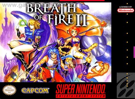 Breath Of Fire Ii Nintendo Snes Artwork Box