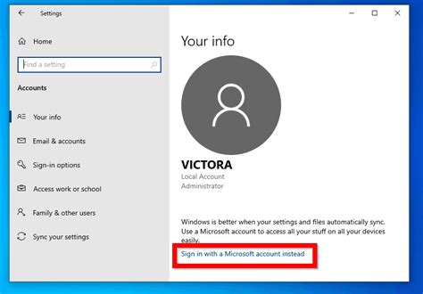 Sign In With A Microsoft Account Sign Into Windows 10 With A Ms Account
