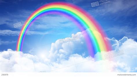 Rainbow Sky A Stock Animation 290979