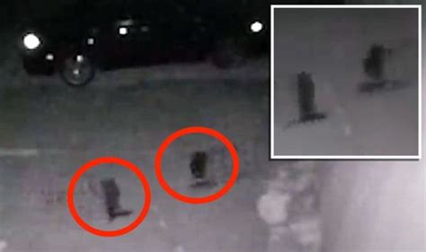 Ufo Hunter Claims Small Alien Creatures Caught On Security Camera Are