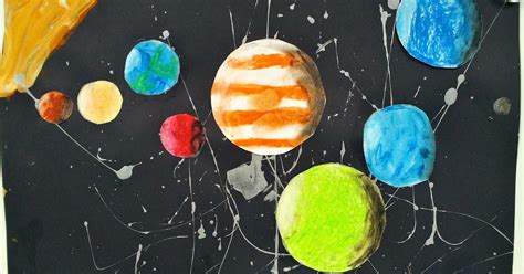 Oil Pastel Solar System Part 2 5th Art With Mrs Nguyen