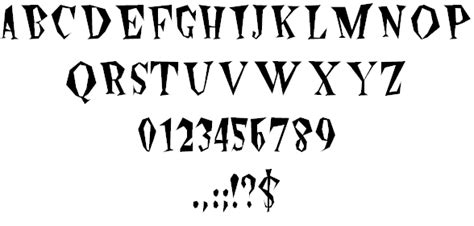 Scary Font Numbers Spooky Font Numbers Font Halloween Felt Crafts