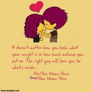 Cutest Love Quotes For Him With Name