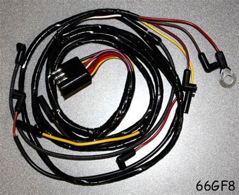 Wiring diagram for 65 mustang alternator 2018 alternator wiring. Purchase NEW 1966 Ford Mustang Under Hood Wire Wiring Kit Gauge Feed Headlight Alternator in ...