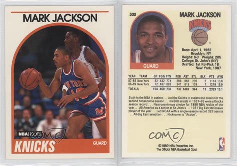 Historische verkoopgegevens zijn voltooide verkopen met. 1989-90 NBA Hoops #300 Mark Jackson New York Knicks Basketball Card | eBay