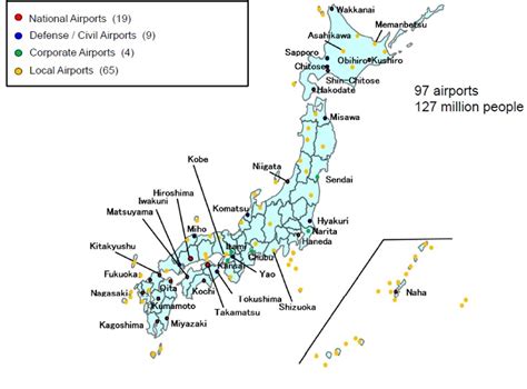 International Airports In Japan Map