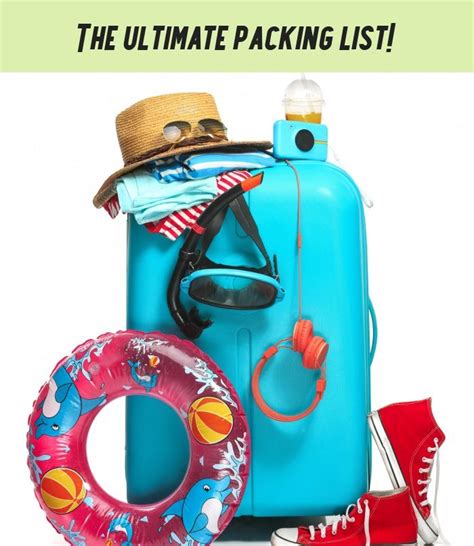 Ultimate Packing List For Travel Print This Checklist Out Before