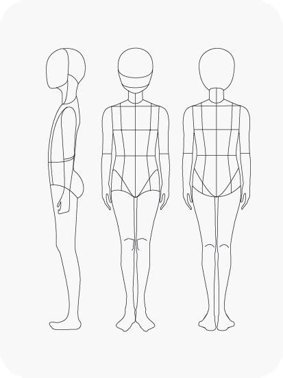 Download Fashion Figure Templates Prêt à Template Fashion Figure