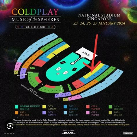 Coldplay Concert Vip Seats Category Supersolis 2 Tickets 31 Jan 2024