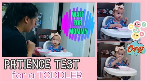 My 19 Month Old Toddler Tries Patience Test So Cute Youtube