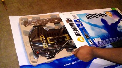 Unboxing Guitar Hero Live Xbox 360 Youtube