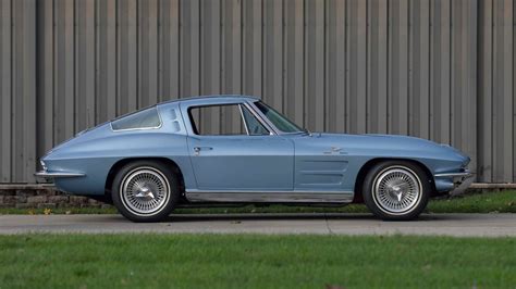 Silver Blue 1963 Chevrolet Corvette