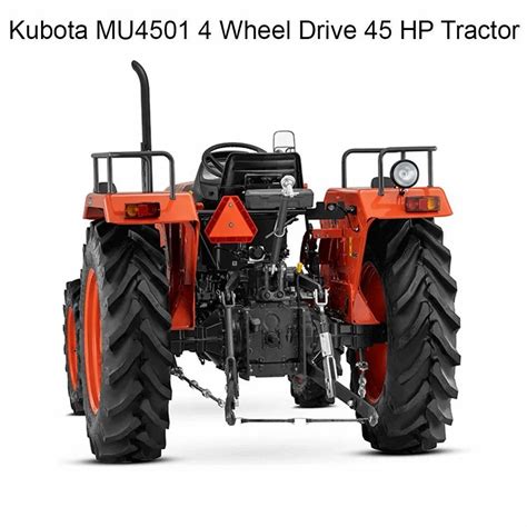 Kubota Mu4501 4 Wheel Drive 45 Hp Tractor 4wd At Rs 1050000piece In