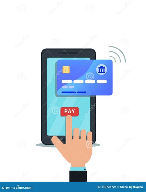 Wireless Instant Payment, Smartphone Payment Technology Concept, Mobile